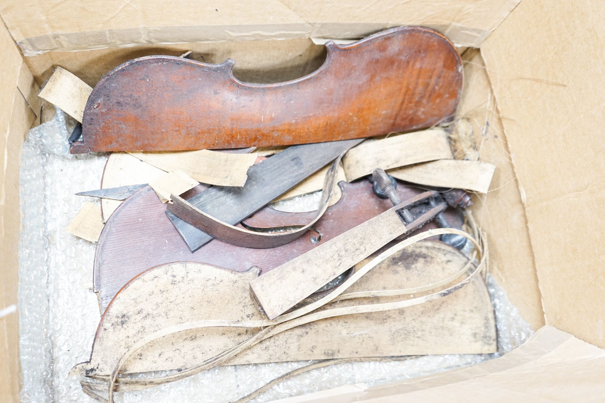 Three violins and violin parts